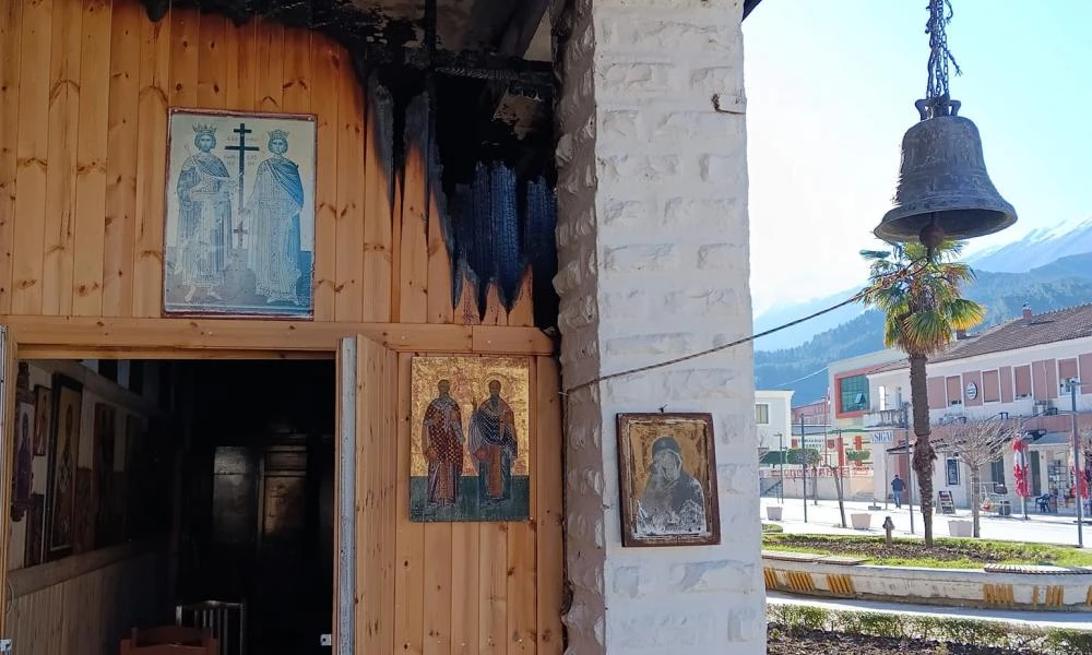 Προσπάθεια εμπρησμού του Ορθόδοξου Ιερού Ναού της Παναγίας στην Πρεμετή